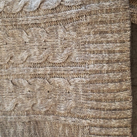 Amongst Others Marled Gray Mock Neck Henley Button Front Pullover Sweater SZ S - Picture 4 of 9